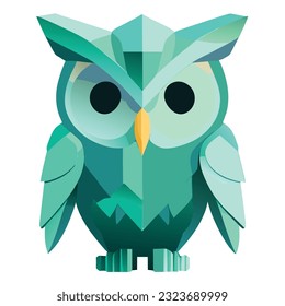 ilustración owl, diseño de camisetas, arte vectorial, lindo y peculiar, arte de fantasía, búho - ilustración vectorial. Diseño de iconos en el fondo vendido