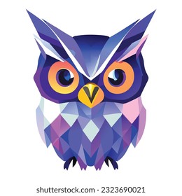 ilustración owl, diseño de camisetas, arte vectorial, lindo y peculiar, arte de fantasía, búho - ilustración vectorial. Diseño de iconos en el fondo vendido