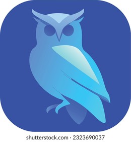 ilustración owl, diseño de camisetas, arte vectorial, lindo y peculiar, arte de fantasía, búho - ilustración vectorial. Diseño de iconos en el fondo vendido