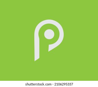 Illustration P letter icon. P Letter Logo Template vector icon design. Initial P logo.