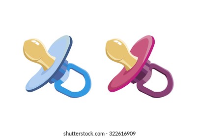 Illustration of a pacifier