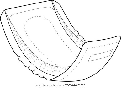 illustration pad with no wings 