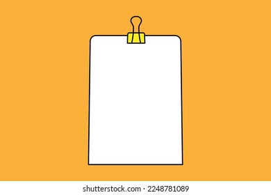 Ilustración de un diseño de vector de página