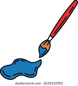 illustration of a paint brush 