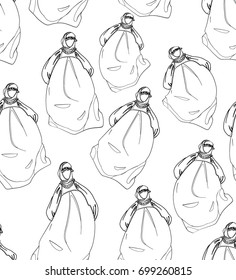 illustration of painted dolls