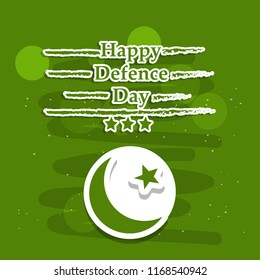 Illustration of Pakistan Defence Day background