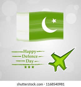 Illustration of Pakistan Defence Day background