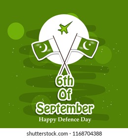 Illustration of Pakistan Defence Day background