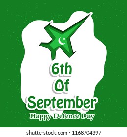 Illustration of Pakistan Defence Day background