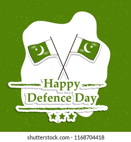Illustration of Pakistan Defence Day background