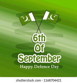 Illustration of Pakistan Defence Day background
