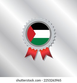 Ilustración de la plantilla de bandera de Palestina