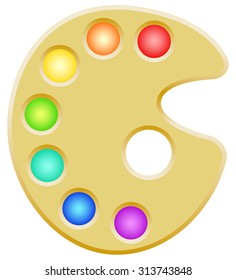 Illustration of the palette icon