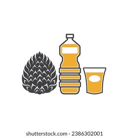 illustration of palm oil, one of the oils that is cheap and easy to produce.
