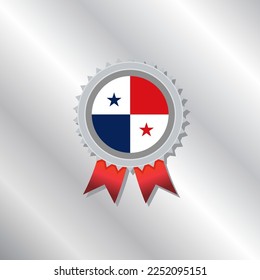 Ilustración de la plantilla de bandera de Panamá