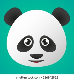 Illustration of a panda avatar