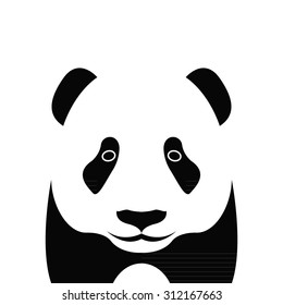Illustration Pandas Face Stock Vector (Royalty Free) 312167663 ...