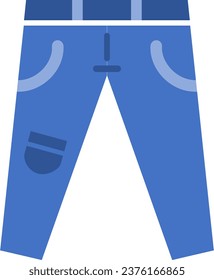 Es una ilustración de los pantalones