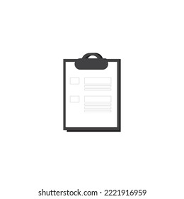 Illustration of paper clipboard Free Vector