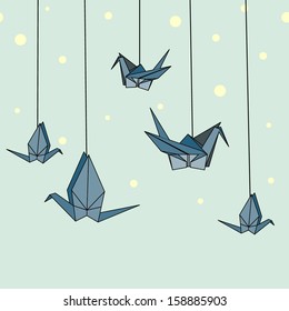 Paper Crane Drawing Images, Stock Photos & Vectors | Shutterstock