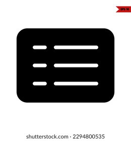 illustration of paper glyph icon