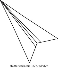 illustration of paper that is folded and can be flown