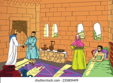 illustration of the Parable of the Good Samaritan