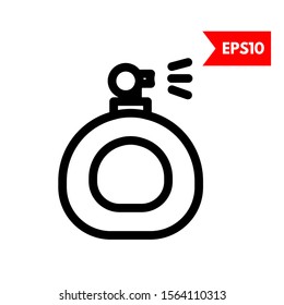 illustration of parfume flat icon
