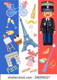 illustration  of Paris 