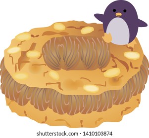 Illustration of the Paris-Brest, Sweet