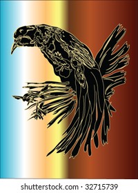 illustration of parrot - vector