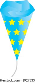 Illustration of a party cracker