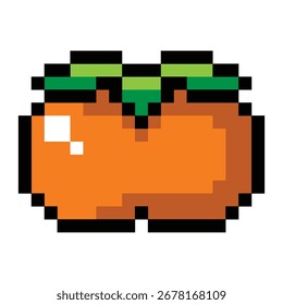 Die Illustration des Passion Fruit Pixel