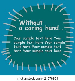 Illustration of a patch of unsuitable color with awkward stitches