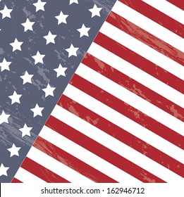 Illustration patriot united states of america, usa poster, vector illustration