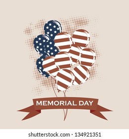 Illustration Patriotic United States of America, USA, vector illustration