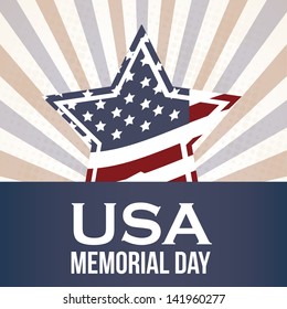 Illustration Patriotic United States of America, USA, vector illustration