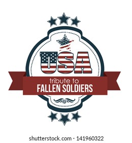 Illustration Patriotic United States of America, USA, vector illustration