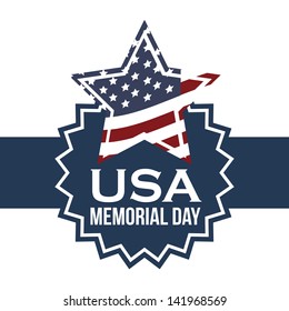 Illustration Patriotic United States of America, USA, vector illustration