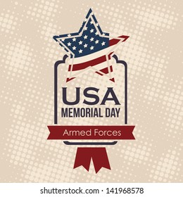 Illustration Patriotic United States of America, USA, vector illustration