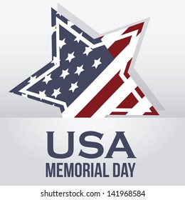 Illustration Patriotic United States of America, USA, vector illustration