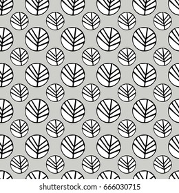 Illustration of a pattern with an abstract pattern of circles