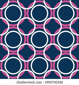 Illustration pattern abstract circles and background for fashion design or other products