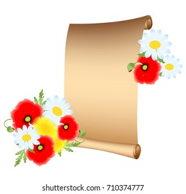 the illustration - pattern- with beautiful peony flowers.