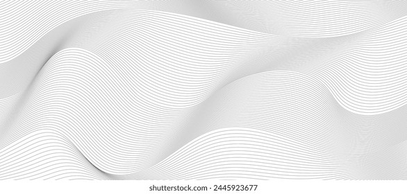Illustration of the pattern of black lines on white background