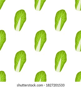 Illustration pattern chinese cabbage, vegetable salad for seal. Vegetable pattern consisting of beautiful chinese cabbage, many salad. Simple colorful vegetable pattern from salad chinese cabbage.