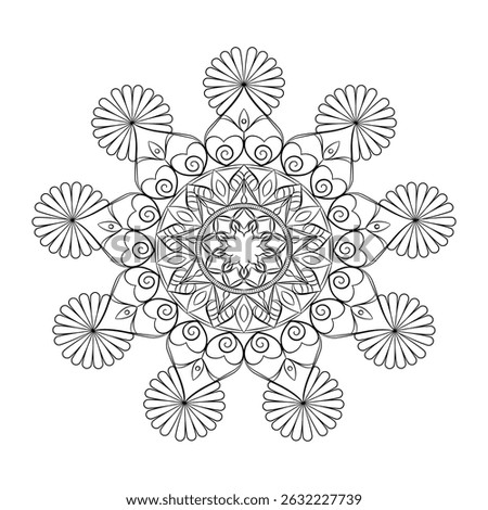 illustration, pattern, design, abstract, decoration, mandala, doodle, floral, element, graphic, tattoo, flower, ornate, meditation, print, decorative, drawing, ornament, outline, art, background, vint