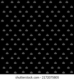 Illustration pattern esoteric design with triangles and eyes design urban style
