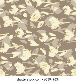 Illustration of a pattern with flowers