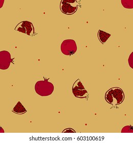 illustration of a pattern with graphic garnet
